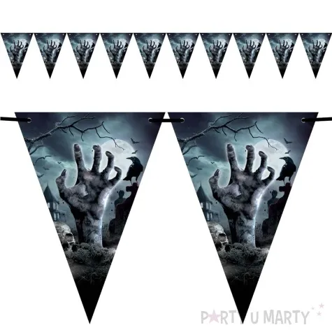 baner flagi cmentarz halloween guirca 3 m