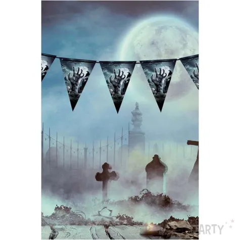baner flagi cmentarz halloween guirca 3 m