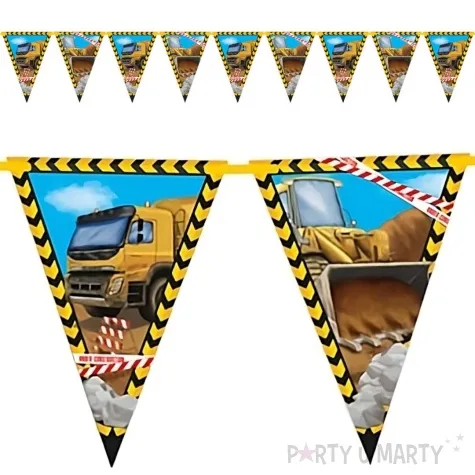 baner flagi construction budowa koparka procos 230 cm