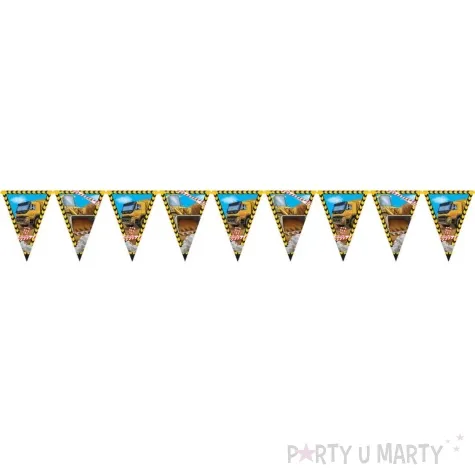 baner flagi construction budowa koparka procos 230 cm