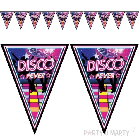 baner flagi disco fever lata 80 guirca 3 m