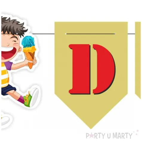 baner flagi dzien chlopaka bezowo czerwony 2 8 m