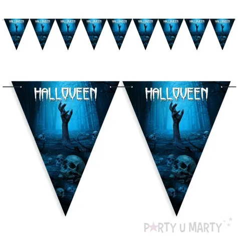 baner flagi halloween i reka trupa 3 6 m