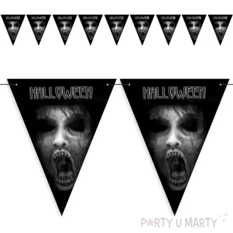 baner flagi halloween i zjawa 3 6 m