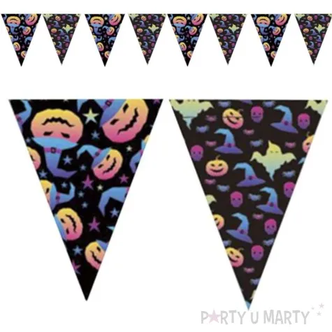 baner flagi halloweenowe dynie partypal 300 cm