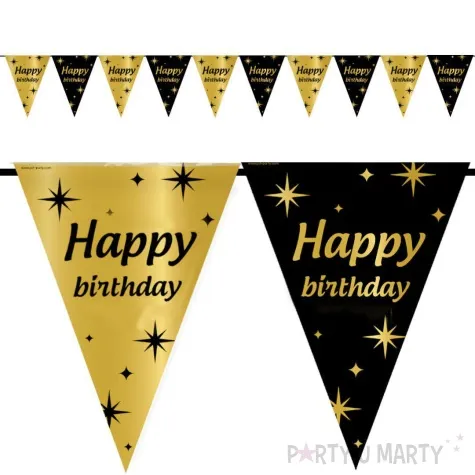 baner flagi happy birthday urodziny classy party 10m pd party