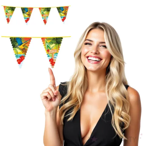 baner flagi hawajska plaza boland 6 m