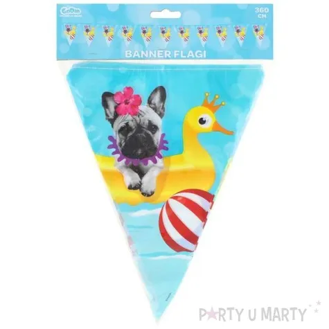 baner flagi hawajskie party godan 360 cm