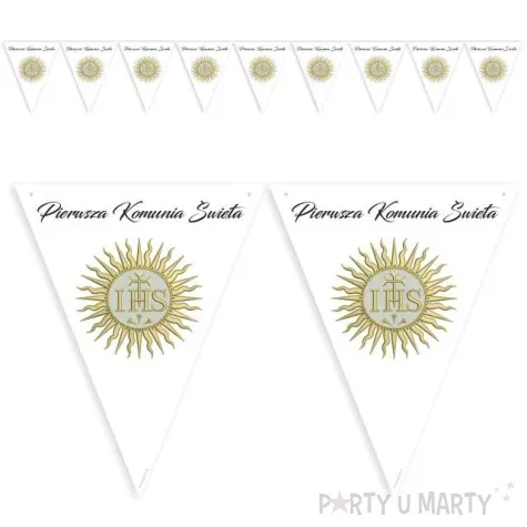 baner flagi i komunia swieta hostia 3 6 m