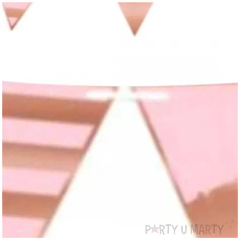 baner flagi impreza rozowe zloto amscan 255 cm