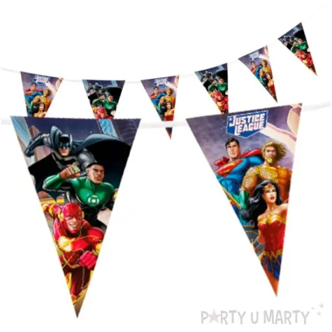 baner flagi justice league party factory 500 cm