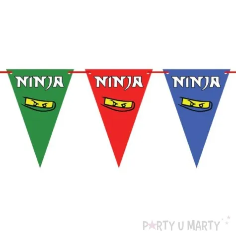 baner flagi kolorowy ninja congee 500 cm