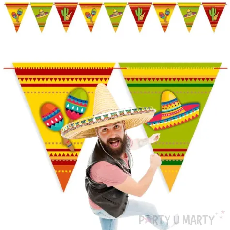 baner flagi lato w meksyku mix 3 6 m
