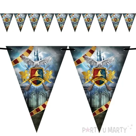 baner flagi magiczna szkola guirca 3 m