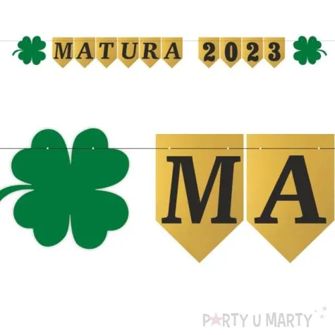 baner flagi matura 2023 zloty diy 2 5 m