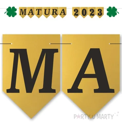 baner flagi matura 2023 zloty diy 2 5 m