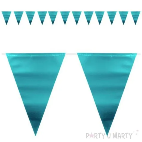 baner flagi metaliczny niebieski folat 600 cm