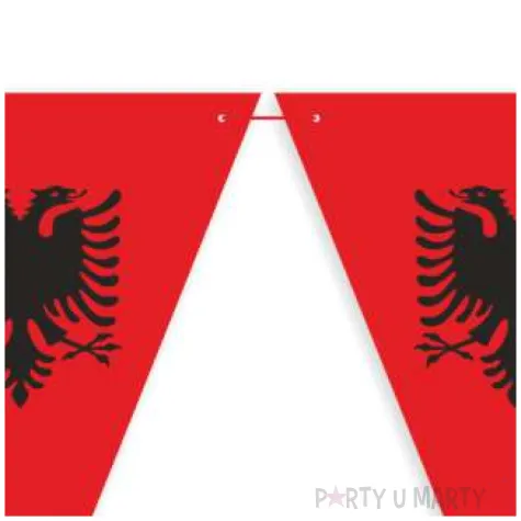 baner flagi panstwa swiata albania diy 3 6 m