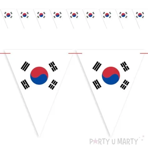 baner flagi panstwa swiata korea diy 3 6 m