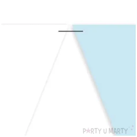 baner flagi party w dwoch kolorach bialo blekitny 3 6 m