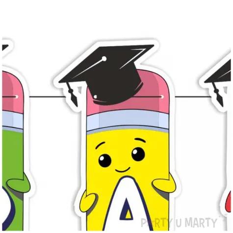 baner flagi pasowanie na ucznia kredki 2 5 m