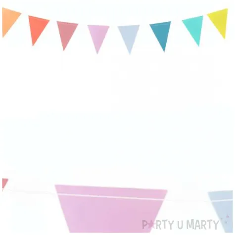 baner flagi pastele mix folat 260 cm