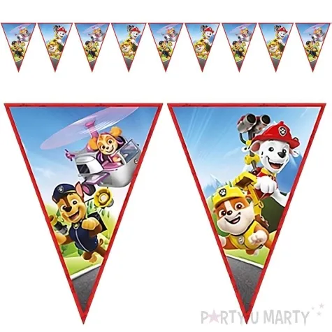 baner flagi paw patrol rescue heroes psi patrol procos 230 cm