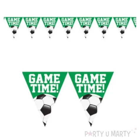 baner flagi pilka nozna game time amscan 365 cm