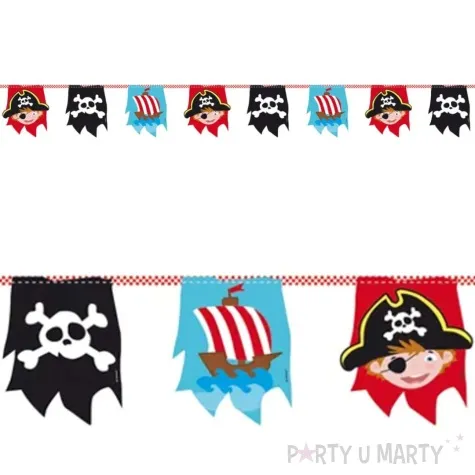 baner flagi piraci amscan 400 cm