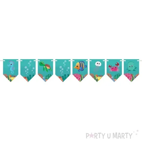 baner flagi podwodny swiat rybki congee 300 cm