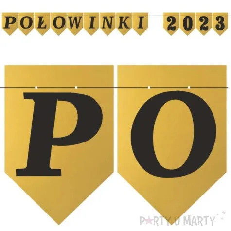 baner flagi polowinki 2023 zloty diy 2 5 m