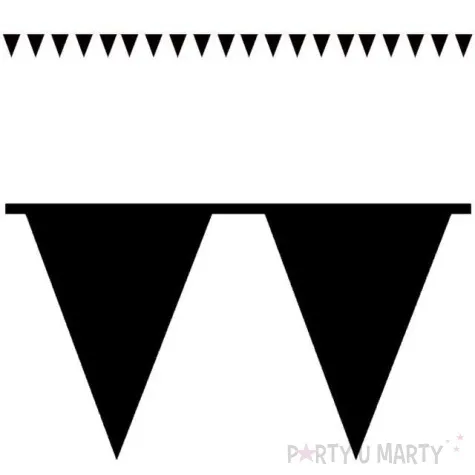 baner flagi premium czarny amscan 1000 cm