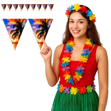 baner flagi rajska wyspa mix 3 6 m