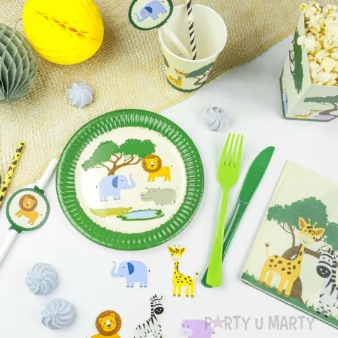 baner flagi safari zwierzeta congee 3 m