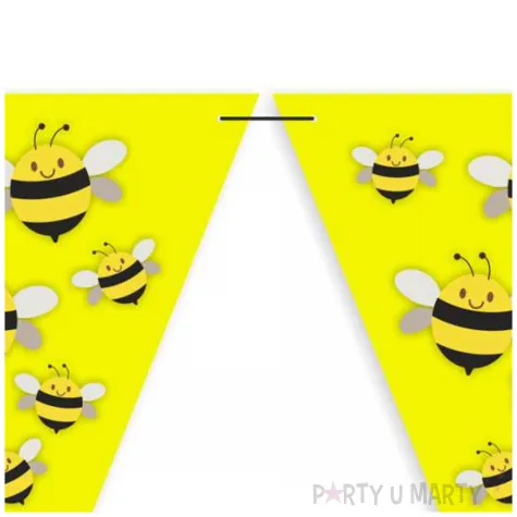 baner flagi sloneczne pszczolki zolty diy 3 6 m