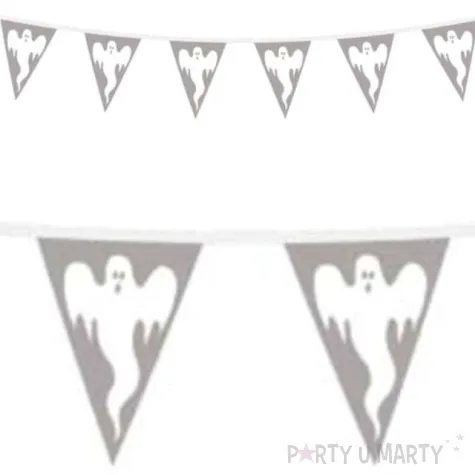 baner flagi straszne duchy szara folat 1000 cm