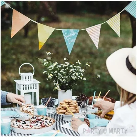 baner flagi summer time partydeco mix 130 cm