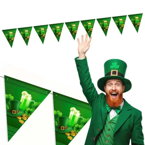 baner flagi sw patryk zielone piwo diy 3 6 m