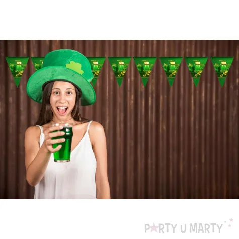 baner flagi sw patryk zielone piwo diy 3 6 m