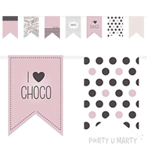 baner flagi sweets mix partydeco 180 cm