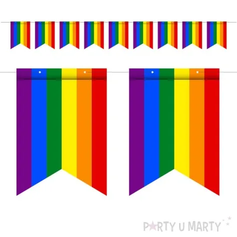 baner flagi teczowe flagi mix 3 6 m