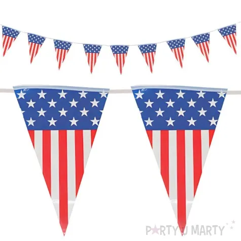 baner flagi usa stany zjednoczone guirca 1000 cm