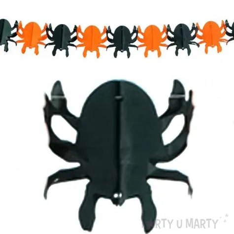 baner halloweenowe pajaki partypal 300 cm