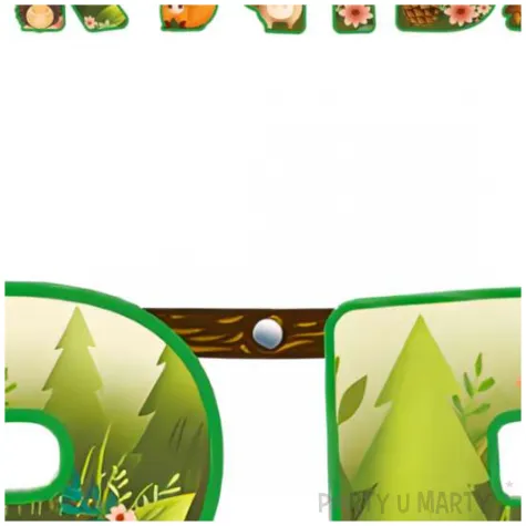 baner happy birthday lesni przyjaciele partypal 2 1 m