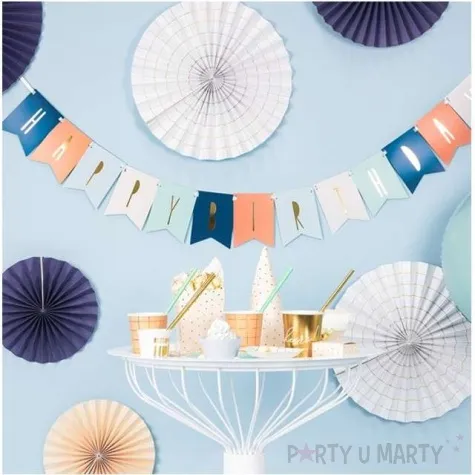 baner happy birthday mix 2 partydeco 140 cm