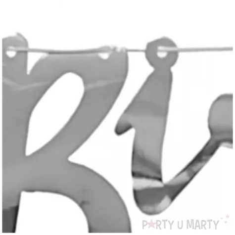 baner happy birthday srebrny arpex 1 5 m