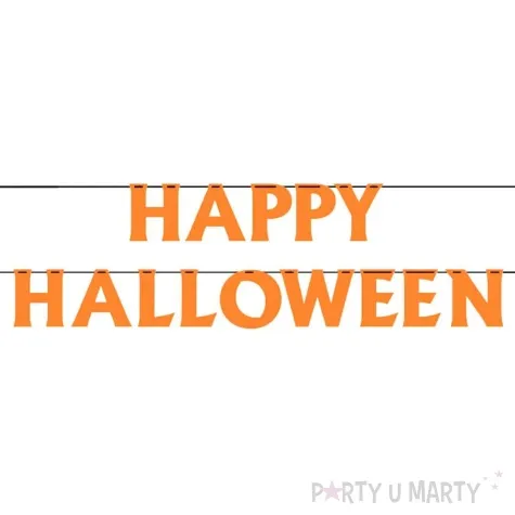 baner happy halloween pomaranczowy congee 5 m