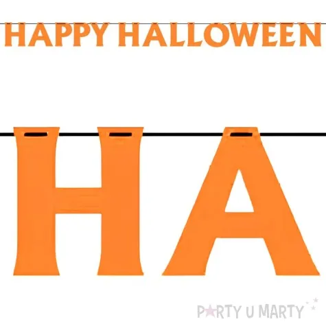 baner happy halloween pomaranczowy congee 5 m