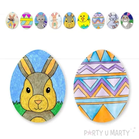 baner jajka pisanki do malowania diy 3 6 m