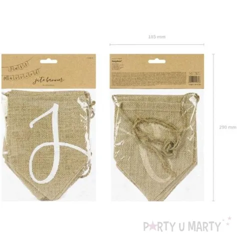 baner just married partydeco 185 cm